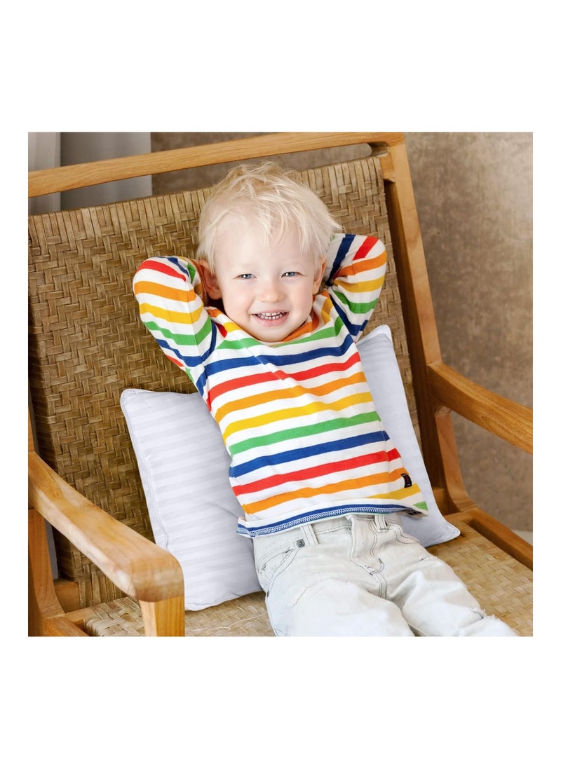 Utopia Bedding - Pack Of 2 Baby Pillows, Snow White, 13 X 18 inches - Image 1