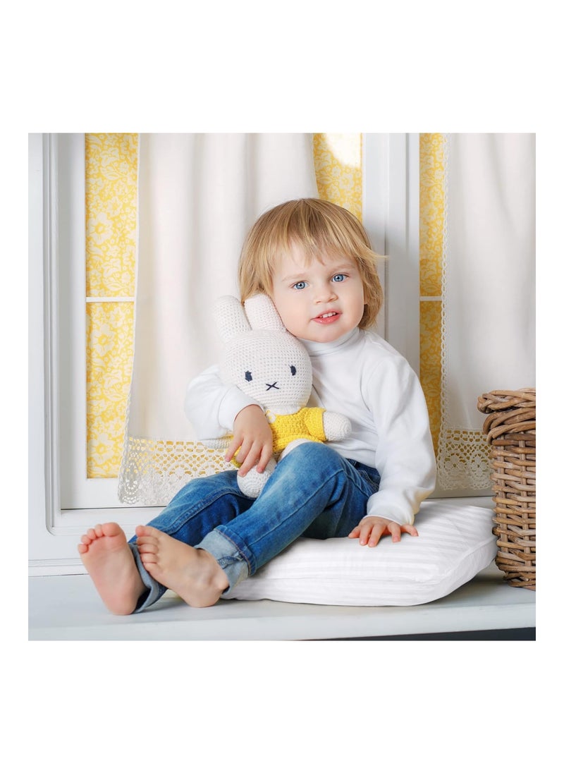 Utopia Bedding - Pack Of 2 Baby Pillows, Snow White, 13 X 18 inches - Image 1