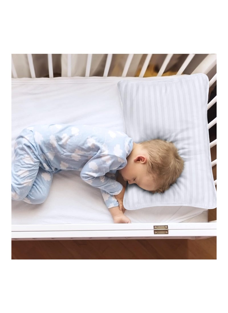 Utopia Bedding - Pack Of 2 Baby Pillows, Snow White, 13 X 18 inches - Image 1