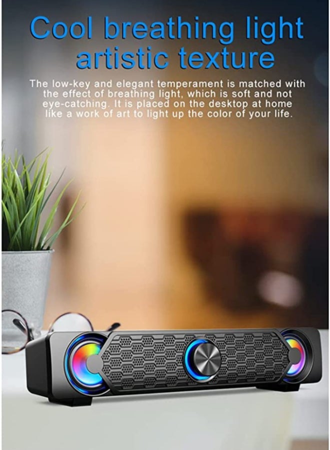 Datazone Audio System Computer Highest Quality Speaker with Contemporary Design And Excellent Sound Black - Image 4
