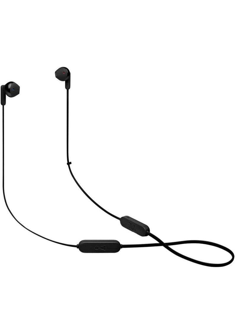 JBL Tune 215BT In-Ear Bluetooth Headphones with Mic, 16H Playtime with Quick Charge, 12.5mm Premium Earbuds with Pure Bass, BT 5.0, Dual Pairing, Type C & Voice Assistant Support, Black Black - Image 2