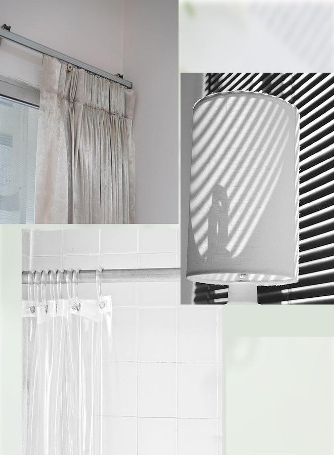 مجموعة حلقات ستائر رومانية بيضاء من CREATCABIN، 100 قطعة، حلقات بلاستيكية دائرية 15 مم، مناسبة للستائر الرومانية وستائر المقاهي، أدوات حرفية لصنع الستائر بنفسك، حقيبة يد، مقعد سيارة، دليل يدوي، منزل، حمام، مكتب - Image 4