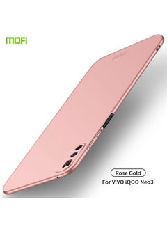 Case Cover For Vivo iQOO Neo 3 Frosted PC Ultra-thin Hard Case Rose gold