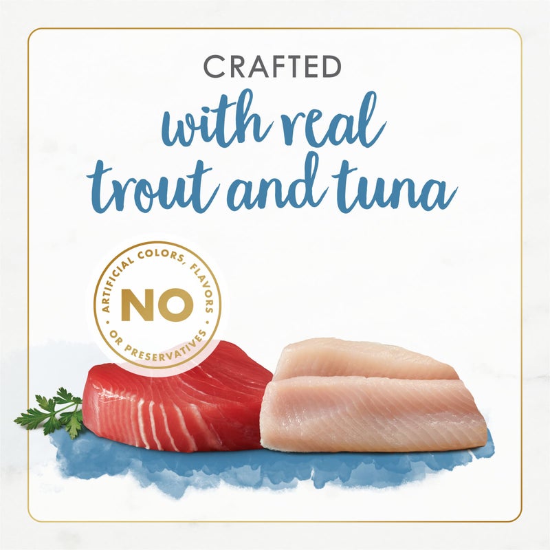 Fancy Feast Purina Fancy Feast Grain Free Wet Cat Food Pate Gourmet Naturals Trout and Tuna Recipe - (Pack of 12) 3 oz. Cans - Image 4