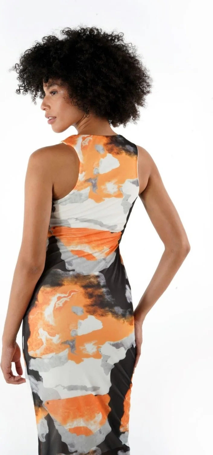 الكسندر جاردي Abstract Print Dress
