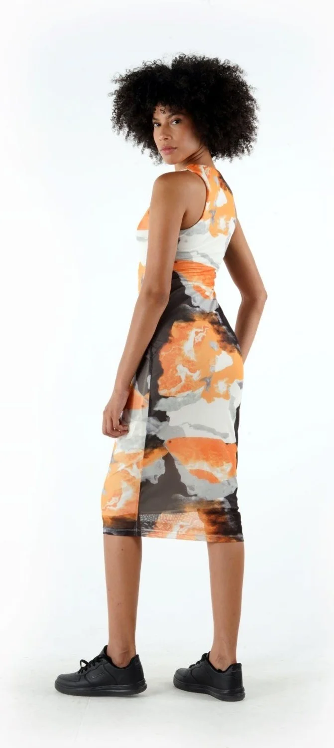 الكسندر جاردي Abstract Print Dress
