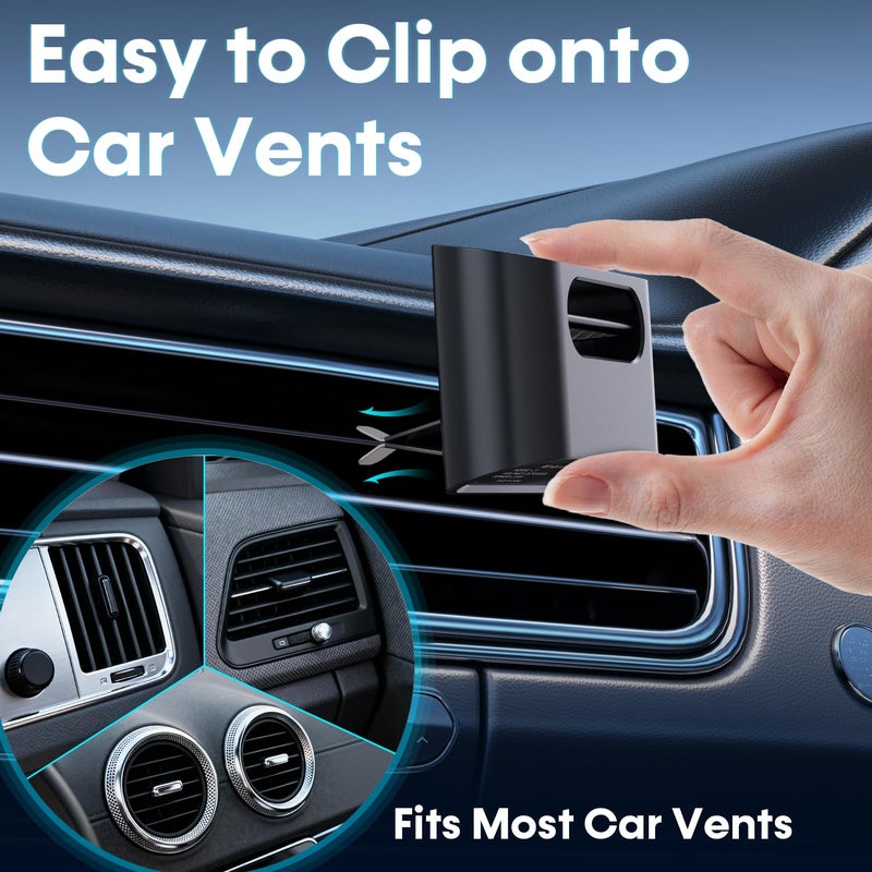 Yakry Compact Car Air Purifier for Odor - Easy Install Filter Free Odor Eliminator for Smoke/Pet Odors/VOCs - Silent Operation Universal Vent Clip for Car by Yakry - Image 4