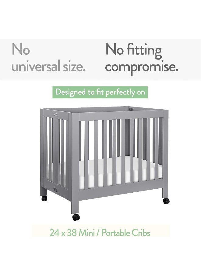 Joey + Joan - Joey + Joan Mini Portable 24x38 Fitted Crib Sheets - Image 1