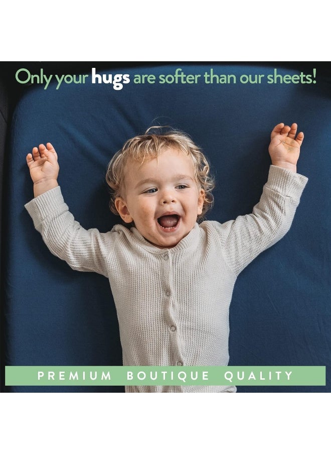 Joey + Joan - Joey + Joan Mini Portable 24x38 Fitted Crib Sheets - Image 1