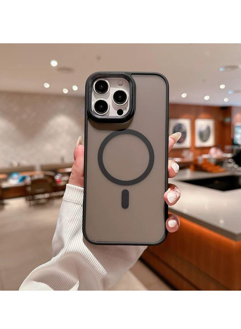 Eco Case for iPhone 14 Pro Case Magnetic Translucent Matte Phone Cases [Compatible with MagSafe] Thin Slim Fit Shockproof Bumper Hard Protective Cover for Women Men Girls - Image 2