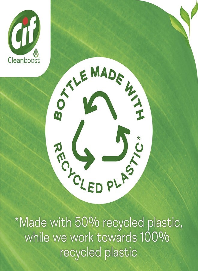 سى اى اف منظف سيف ليمون متعدد الاستخدامات للأسطح، بتركيبة كريمية تحتوي على جزيئات تنظيف طبيعية 100%، يزيل أصعب الأوساخ بنسبة 100%، 500 مل - Image 5