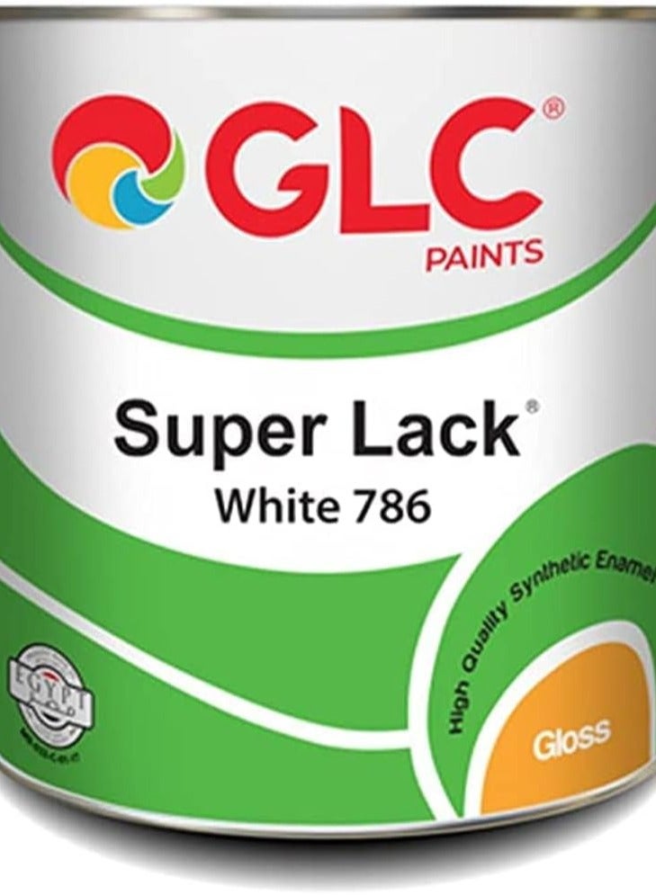 GLC Glossy white lacquer for wood paints 3 liters - Image 2
