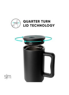 Simple Modern Simple Modern 40 oz Tumbler with Handle and Straw Lid | Insulated Cup Reusable Stainless Steel Water Bottle Travel Mug Cupholder Friendly | Gifts for Women Men Him Her | Trek Collection | Almond Birch  - Image 3