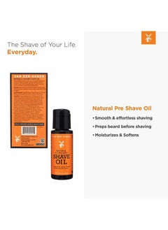 Van der Hagen ® Shave Oil - Transparent Formula for Better Control and Precise Shaving, Made w/Jojoba and Chia Seed Oils for Superior Razor Glide (1 fl oz)  - Image 3