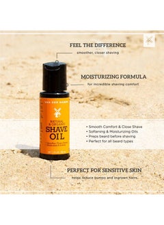 Van der Hagen ® Shave Oil - Transparent Formula for Better Control and Precise Shaving, Made w/Jojoba and Chia Seed Oils for Superior Razor Glide (1 fl oz)  - Image 2