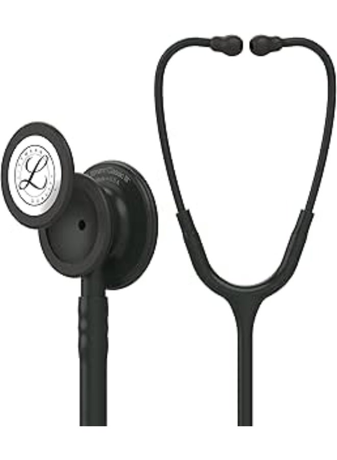 ليتمان 3M Littmann® Classic III™ سماعة طبية – خامات أصلية عالية الجودة، صدر وأنبوب أسود، 27 بوصة لمتابعة دقيقة للقلب والرئة - Image 1