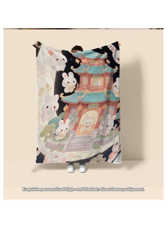 general Flannel thin blanket (warm and comfortable, suitable for sleep, gaming, dust removal and sandproof) 150cm*200cm - 1102 - Image 3