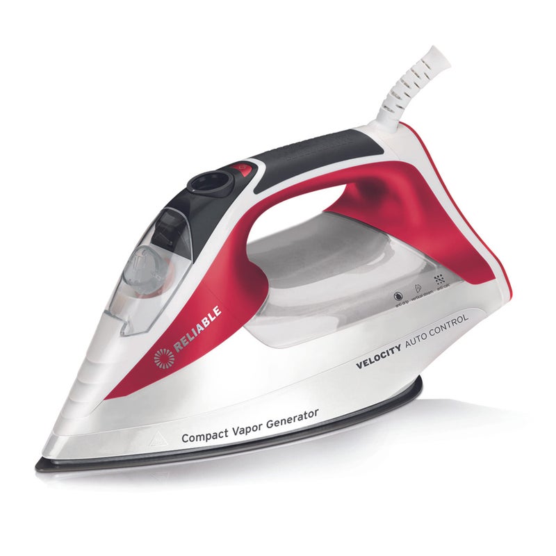 Reliable Reliable Velocity 270IR Steam Iron - Auto Control Compact Vapor Generator with Sensor Technology, Patented Technology for Continuous Steam, Zero Leaks, Perfect Temperature, 8 Programmable Setting  - Image 1