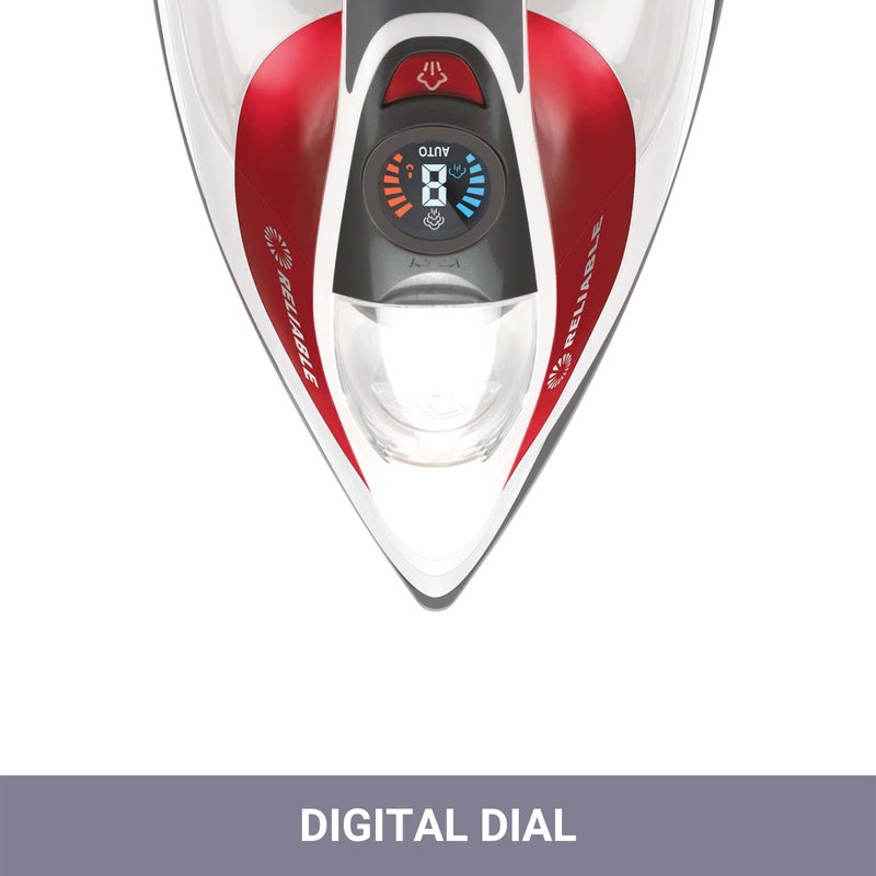 Reliable Reliable Velocity 270IR Steam Iron - Auto Control Compact Vapor Generator with Sensor Technology, Patented Technology for Continuous Steam, Zero Leaks, Perfect Temperature, 8 Programmable Setting  - Image 4