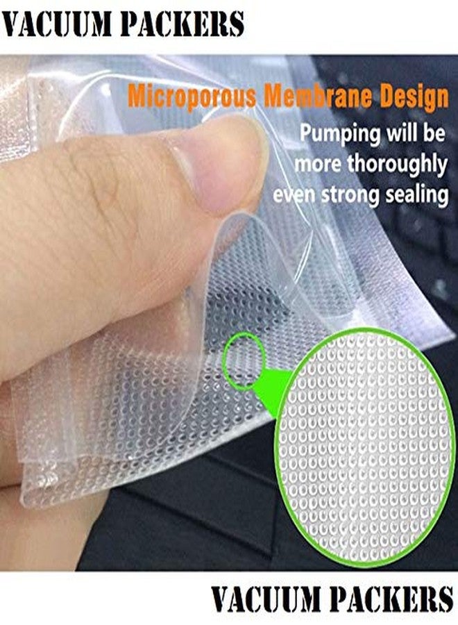 VACUUM PACKERS 15cm x 20cm Dotted Embossed Transparent Food Vacuum Pouches pack of 100 pcs - Image 5