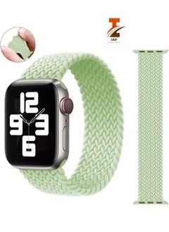 Braided Solo Loop Stretchy Strap Compatible with apple Watch Band SE 42/44mm Watch Series 7/6/5/4/3/2/1