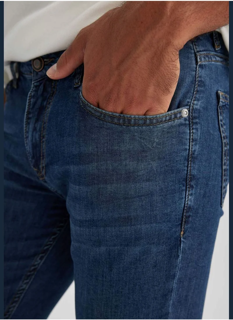 DeFacto Man Slim Fit Denim Trousers