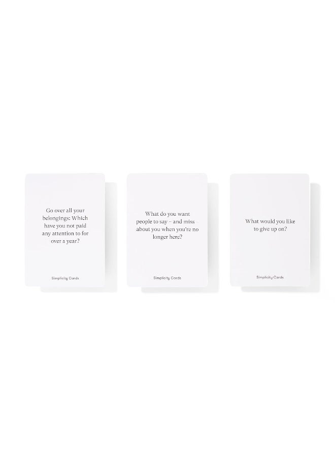 null - Simplicity Cards: 52 Cards for Greater Serenity, Ease and Clarity - Image 1