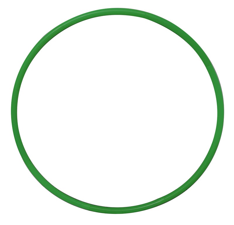 Toy Cloud Adults 8 Interlock able Pieces Octa Design Premium Adjustable Hula Hoop Ring for Exercise (4 Size, 18-29 Inch, Green) - Image 1