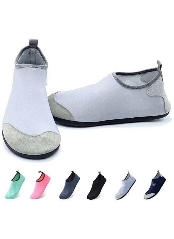 GGEROU Water Shoes Womens Mens Beach Shoes, Quick-Dry Barefoot Aqua Shoes Socks Snorkeling Shoes Water Socks for Outdoor Beach Swim Surf Walking Yoga  - Image 1