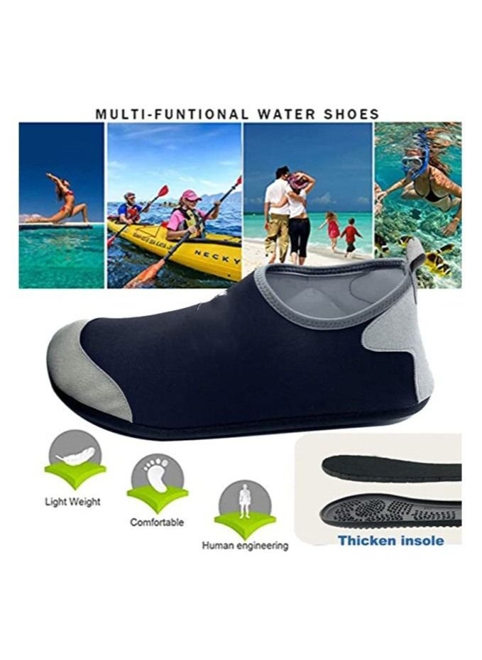 GGEROU Water Shoes Womens Mens Beach Shoes, Quick-Dry Barefoot Aqua Shoes Socks Snorkeling Shoes Water Socks for Outdoor Beach Swim Surf Walking Yoga  - Image 2