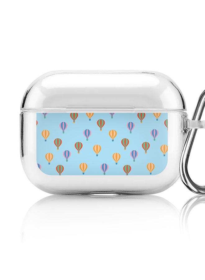 Stylizedd Classic Clear printed Case for Apple AirPods Pro 2nd Generation Thin Transparent Cover [Designed for Apple AirPods Pro 2nd Generation] - Hot Balloons  - Image 1