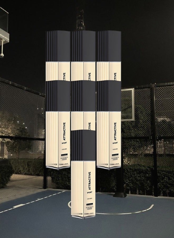 يونيفرسال 7 قطع عطر اتراكتيف سبورت للرجال 100 مل - Image 1