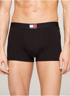TOMMY JEANS Men's 3 Pack Trunks - Cotton, Black  - Image 4