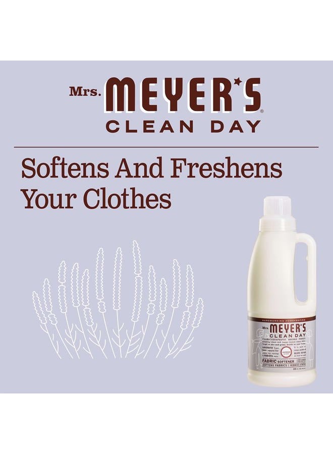 Mrs Meyers Clean Day Liquid Fabric Softener, Infused with Essential Oils, Paraben Free, Lavender, 32 oz (32 Loads) - Image 5