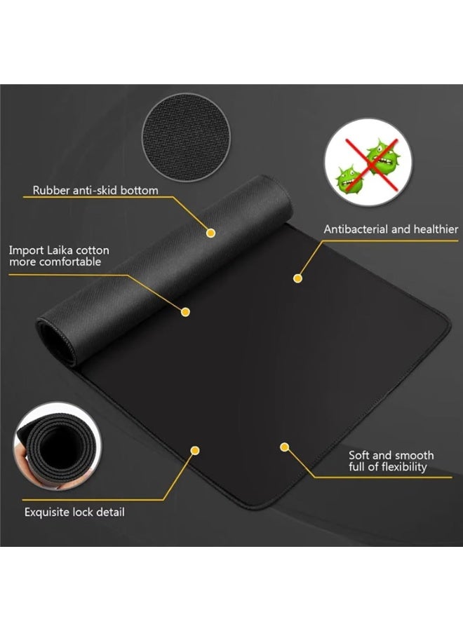 Beauenty Large Desk Mouse Pad, Waterproof Gaming Mouse Pad, 800 x 300 x 3mm,  Gaming Mouse Pad, XXL Desk Mat, Non-Slip Desk Mat, XL Gaming Mouse Pad, Thick Rubber Desk Pad Mouse Pad, Suitable for Gaming, Office, and Home Use - Image 5