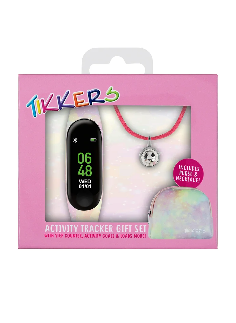 Tikkers Girl's Digital Oval Shape Silicone Wrist Watch TKS01-0014-SET - 18 Mm