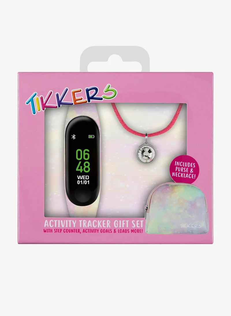 Tikkers Girl's Digital Oval Shape Silicone Wrist Watch TKS01-0014-SET - 18 Mm