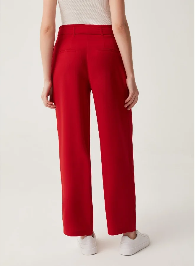 Ovs High-rise trousers with darts
