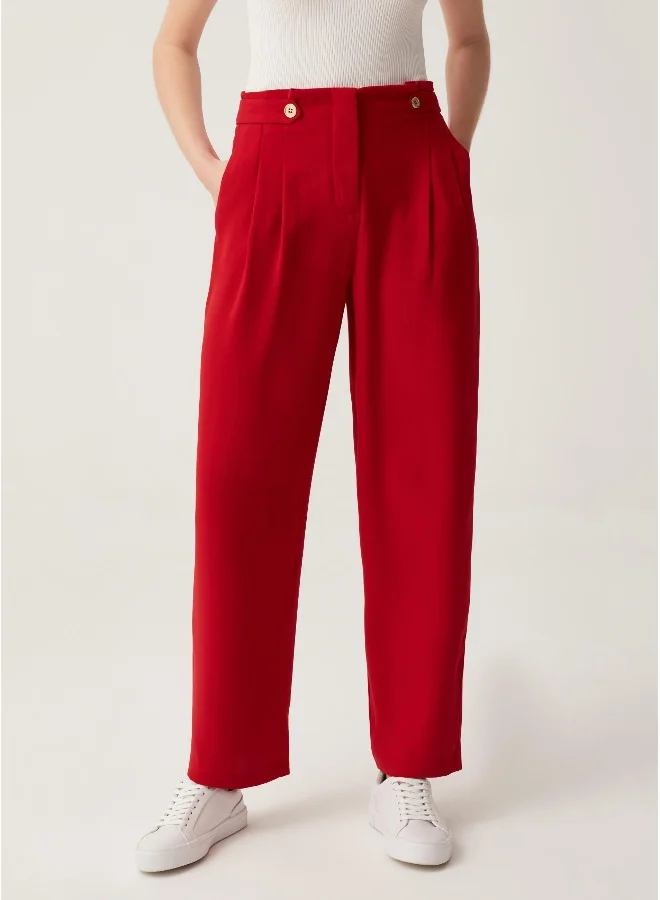 Ovs High-rise trousers with darts
