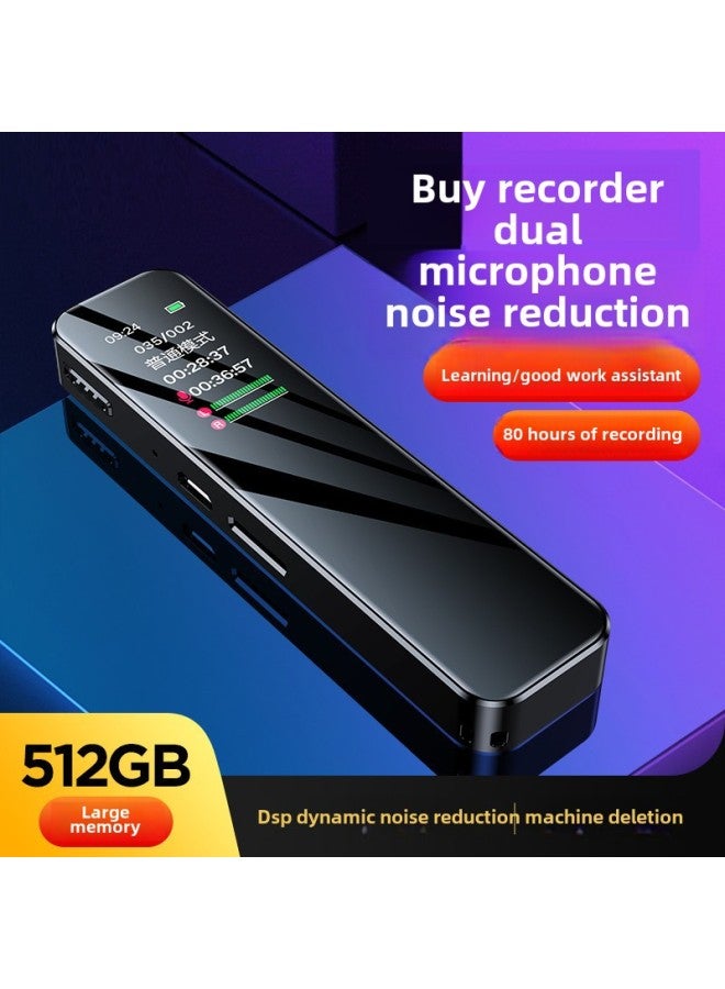 Generic Recording Pen Small Portable Professional High Definition Noise Reduction Artifact Large Capacity Students Use Super Long Standby To Turn Text In Class-Color:Cool Black Flagship Version-Capacity:64gb [lifetime Replacement]-official Standard Configuration  - Image 3