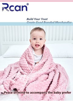 Rcan Baby Blanket, Newborn Blanket, Nap Blanket, Thickened Coral Velvet Air-Conditioned Blanket, Baby Quilt, for Family Air-Conditioned Rooms and Kindergartens  - Image 3