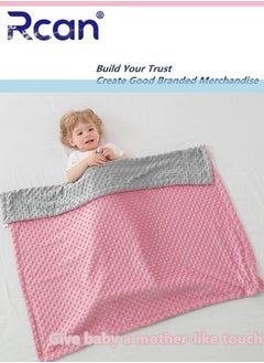Rcan Baby Blanket, Newborn Blanket, Nap Blanket, Thickened Coral Velvet Air-Conditioned Blanket, Baby Quilt, for Family Air-Conditioned Rooms and Kindergartens  - Image 2