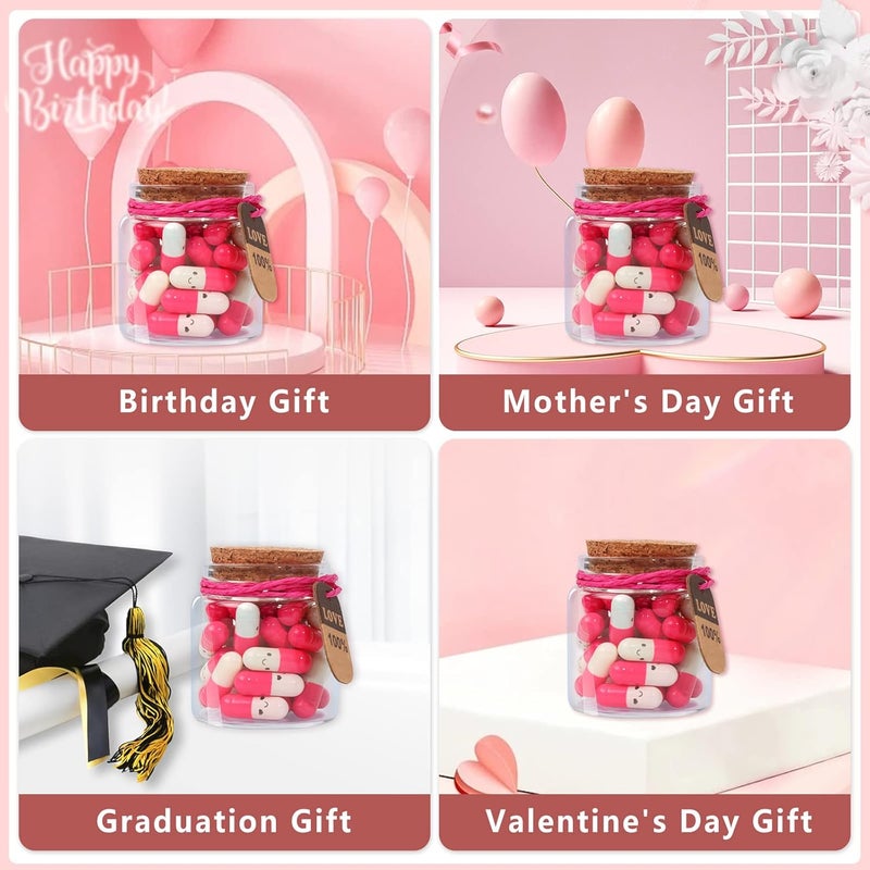 Tintnut Valentines Day Present for Boyfriend-Girlfriend - Capsule Letter Love Message Pills 30 Pcs Birthday Gift - Image 2