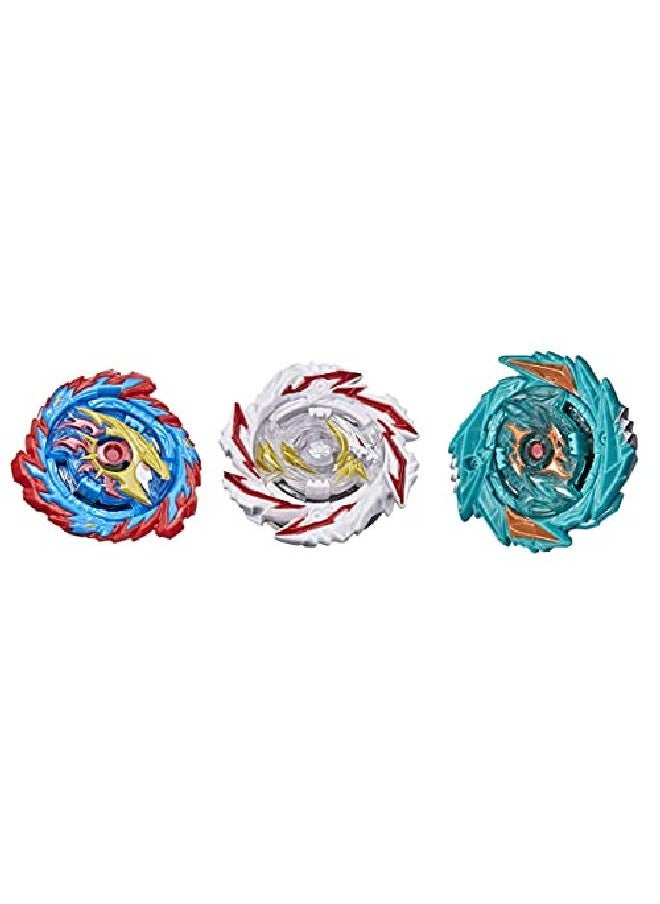Burst Surge Speedstorm Tempest Cloud 3Pack Abyss Devolos D6 Demise Satomb And Mirage Helios H6 Battling Game Top Toys