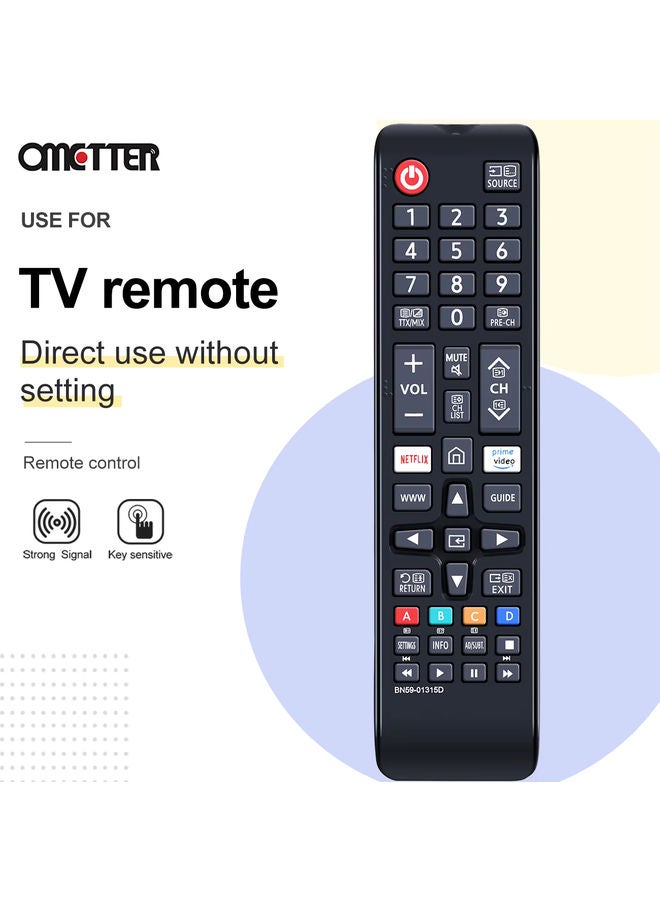 OMETTER BN59-01315D For SAMSUNG LED TV Remote Control BN5901315D UA50RU7100WXXY UA75RU7100WXXY UA65RU7300