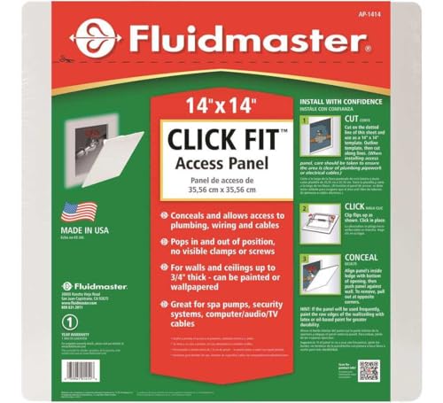 Fluidmaster AP-1414 Click Fit Access Panel, Size 14-in. x 14-in. - Image 4