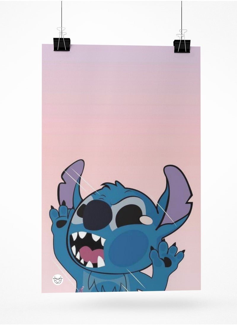 Reeman Design Poster with Stitch design printing 