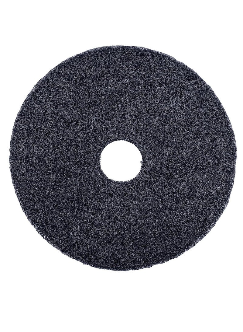 RACO RACO Polishing Pad 17”, Floor Cleaning Pads Diamond Polishing Pad for Granite Marble Concrete Stone Black  - Image 1