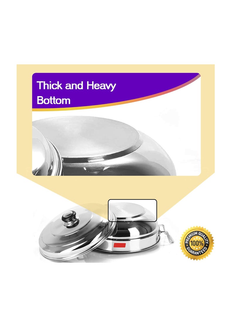 QSEC - QSEC Stainless Steel Induction base Idli Maker Multi Kadai Idli Steamer & idli Cooker with 7 Plates | 2 Mini Idli | 2 idli | 2 Dhokla | 1 Momo… - Image 1