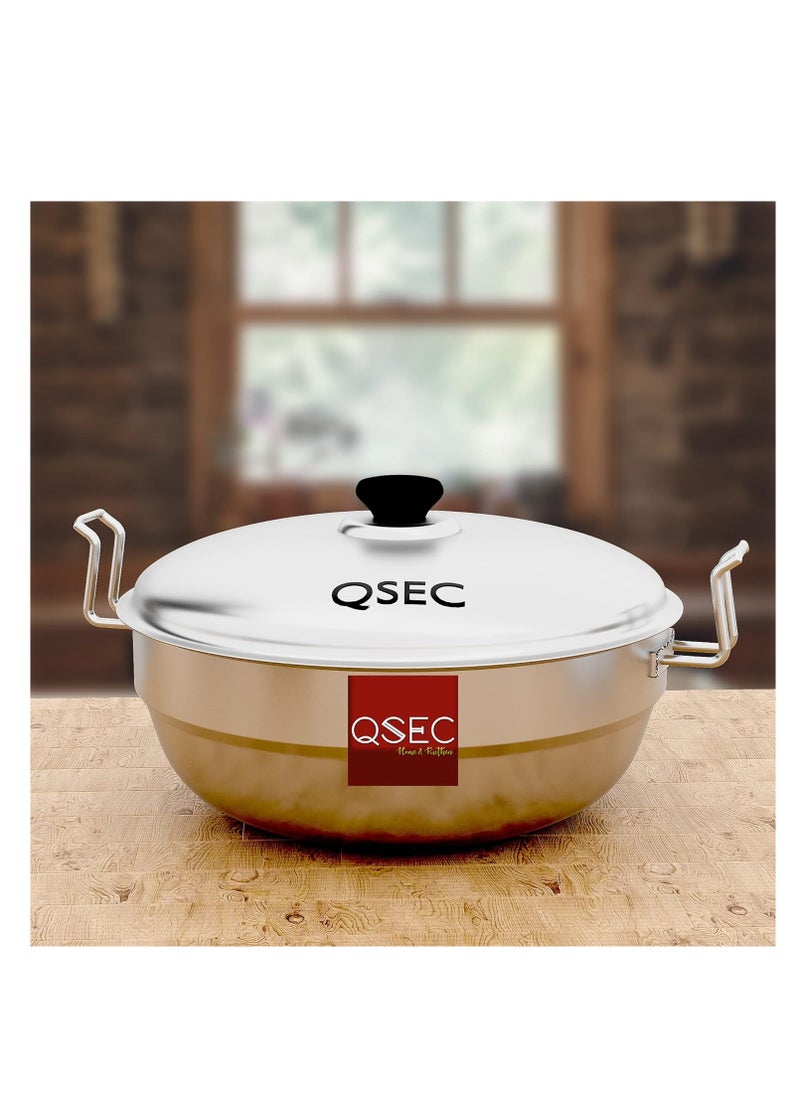 QSEC - QSEC Stainless Steel Induction base Idli Maker Multi Kadai Idli Steamer & idli Cooker with 7 Plates | 2 Mini Idli | 2 idli | 2 Dhokla | 1 Momo… - Image 1
